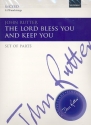 The Lord bless You and keep You for mixed chorus and strings parts (4-4-3-2-1)