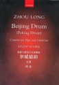 Beijing Drum for pipa and orchestra study score