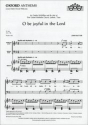 O be joyful in the Lord for mixed chorus and organ,  score