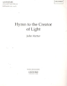 Hymn to the Creator of Light for double mixed chorus a cappella score with keyb. red. for rehearsal