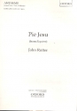 Pie Jesu from Requiem for soprano, mixed chorus and organ score