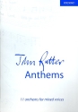 Anthems for mixed chorus and piano score