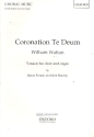 Coronation Te Deum for mixed chorus and organ score