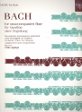 Bach for unaccompanied Flute 17 movements arranged as studies