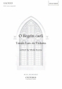 O Regem caeli for female choir (SSAA) unaccompanied score