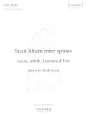 Sicut lilium inter spinas for female chorus a cappella (piano for rehearsal only) chorus score