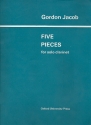 Five Pieces for clarinet
