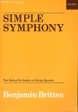 Simple Symphony for string orchestra (string quartet) score