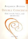 Double Concerto for violin, viola and orchestra score