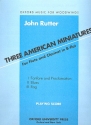 3 American Miniatures for flute and clarinet score