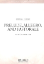Prelude, Allegro and Pastorale for clarinet and viola score