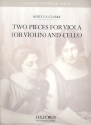 2 Pieces for viola (violin) and cello