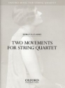 2 Movements for string quartet score and parts