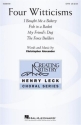 Christopher Alexander, Four Witticisms SATB Choral Score
