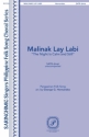 Malinak Lay Labi The Night Is Calm and Still SATB a Cappella Choral Score