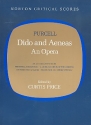 Dido and Aeneas opera critical stuy score
