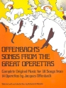 Songs from the great Operettas for voice and piano