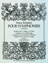 4 symphonies for orchestra full score