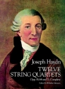 12 String Quartets op.55, op.64 and op.71 score
