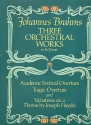 3 Orchestral Works score 
