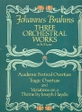 3 Orchestral Works score 