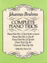 Johannes Brahms: Complete Piano Trios Chamber Group Score