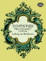 Symphonies nos. 5, 6 and 7 for orchestra,    full score