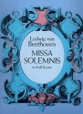 Missa solemnis op.123 for soli, chorus and orchestra,  full score