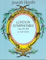 London Symphonies nos.99-104 for orchestra,  full score