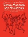 Danse macabre op.40 and  Havanaise for violin and orchestra score
