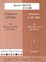 James Hook Concerto in E flat clarinet & piano
