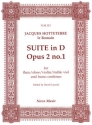 Jacques Hotteterre le Romain Ed: David Lasocki Suite in D flute & piano, oboe & piano, violin & piano, viols