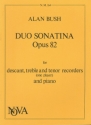 Alan Bush Duo Sonatina descant recorder & piano