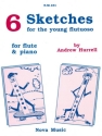 Andrew Hurrell Six Sketches for the Young Flutuoso flute & piano