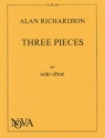 Alan Richardson Three Pieces for Solo Oboe oboe solo