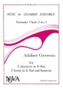Serenata op.3 no.1 for 2 clarinets, 2 horns and bassoon score and parts