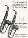 The Classical Saxophone vol.1 14 Duets by Devienne and Mozart score
