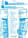 Paul Carr and Duncan Reid Duncan & Pauls Shopping List alto / baritone saxophone & piano
