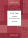 Franz Joseph Haydn Ed: Herbert Baumann Duetto cello & double bass