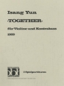 Isang Yun Together violin & double bass, double bass & other instruments