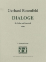 Gerhard Rosenfeld Dialogue (1988) violin & double bass