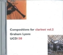 Graham Lyons Compositions for Clarinet Volume 2 CD clarinet & piano, CD