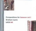 Graham Lyons Compositions for Bassoon Volume 1 CD bassoon & piano, CD