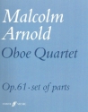Oboe Quartet op.61 for oboe, violin, viola and violoncello parts