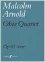 Quartet op.61 for oboe, violin, viola and violoncello score