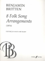 8 Folk Songs for high voice and harp (1976)
