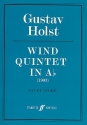 Wind Quintet a flat Major op.14 for flute, oboe, clarinet, horn and bassoon study score (1903)