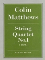 String Quartet No.1 (score)  String quartet/trio