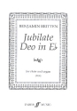 Jubilate deo for mixed chorus and organ score