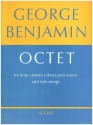 Octet for flute, clarinet, celesta, percussion and solo strings score
